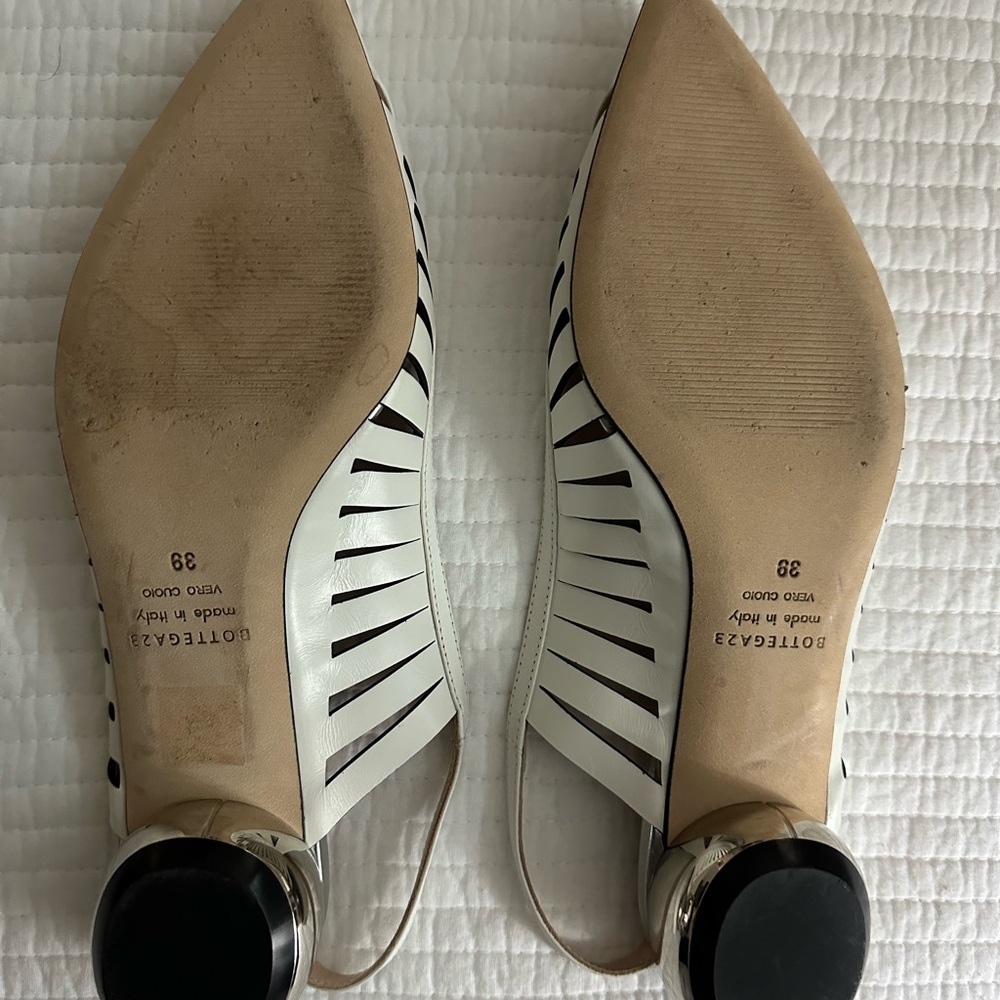 Chic Black and White Women's Heels